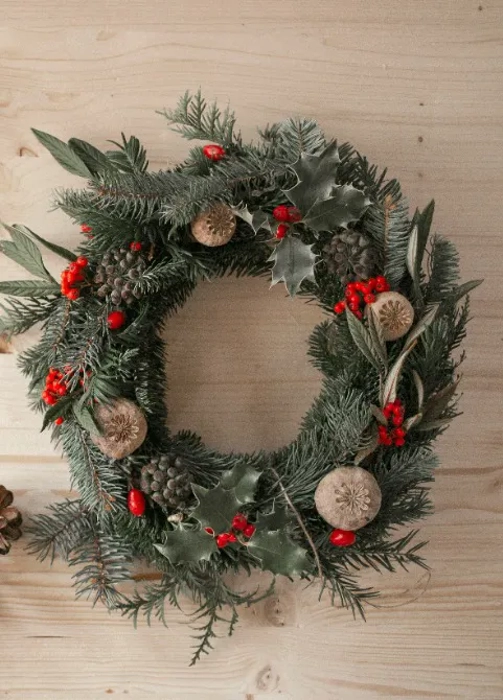 Natural festive Wreath Making